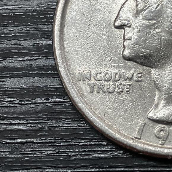 1992-P Washington Quarter 25 C Rare Wounded Eagle Strike on Reverse w/ Video - Picture 8 of 16